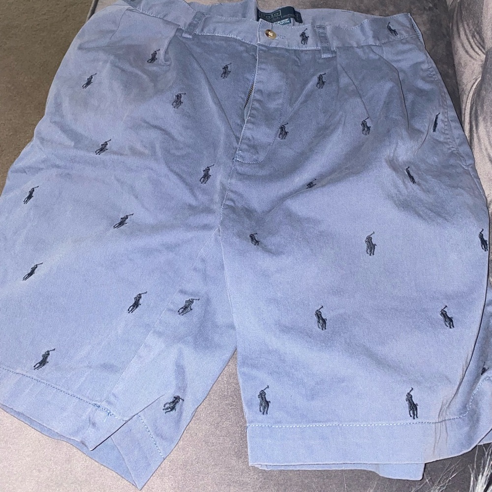 Polo Ralph Lauren Blue Pony Logo Shorts